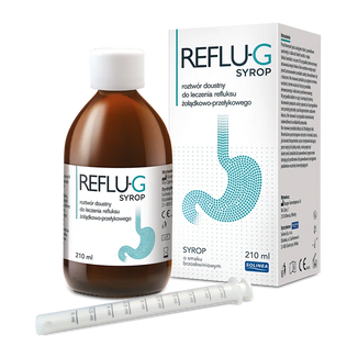 Reflu-G syrop, roztwór doustny, 210 ml Reflu-G syrop, roztwór doustny, 210 ml - zdjęcie produktu