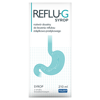 Reflu-G syrop, roztwór doustny, 210 ml Reflu-G syrop, roztwór doustny, 210 ml - zdjęcie produktu