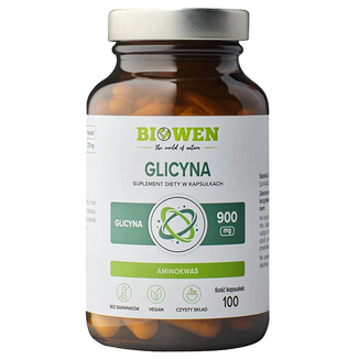 Biowen Glicyna, 100 kapsułek - zdjęcie produktu