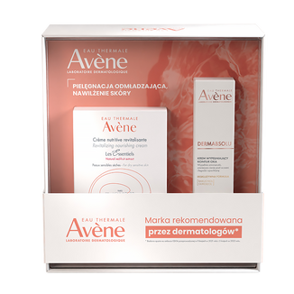 Zestaw Avene, Les Essentiels, odżywczy krem rewitalizujący o bogatej konsystencji, 50 ml + Dermabsolu, krem wypełniający kontur oka, 15 ml - zdjęcie produktu