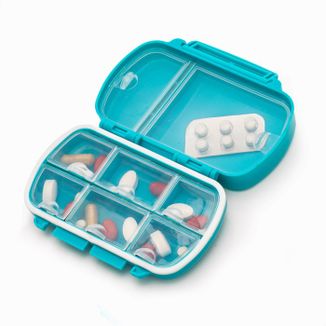 Vitammy Pilla Multi, kasetka do leków z 8 przegrodami różnej wielkości - zdjęcie produktu