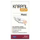 Karpal Akut, maść na objawy zespołu cieśni nadgarstka, 50 ml Karpal Akut, maść na objawy zespołu cieśni nadgarstka, 50 ml - miniaturka zdjęcia produktu