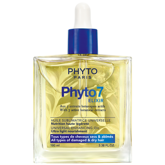 Phyto 7 Elixir, nawilżający olejek wzmacniający, 100 ml Phyto 7 Elixir, nawilżający olejek wzmacniający, 100 ml - zdjęcie produktu