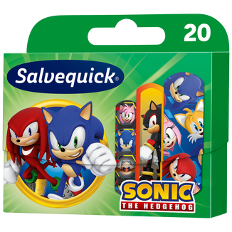 Salvequick, plastry z opatrunkiem, Sonic, 20 sztuk - zdjęcie produktu
