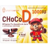 ChocoD, witamina D dla dzieci od 4 roku życia, 30 kapsułek - miniaturka zdjęcia produktu
