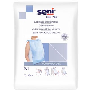 Seni Care, śliniaki dla dorosłych, 10 sztuk - zdjęcie produktu