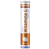 Witamina C Forte 1000, smak pomarańczowy, 24 tabletki musujące - miniaturka zdjęcia produktu