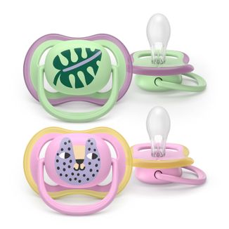 Philips Avent Ultra Air, ortodontyczny smoczek uspokajający, 6-18 miesięcy, 2 sztuki - zdjęcie produktu