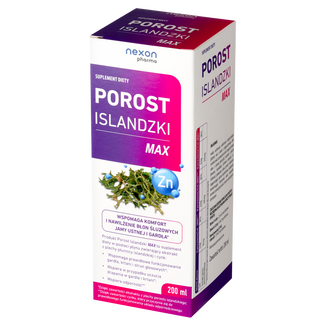 Porost Islandzki Max, syrop, 200 ml - zdjęcie produktu