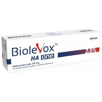 Biolevox HA One 2,5%, żel do iniekcji, 4,8 ml x 1 ampułkostrzykawka - zdjęcie produktu