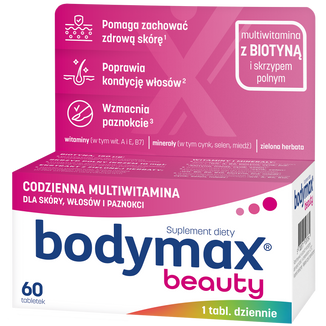 Bodymax Beauty, 60 tabletek Bodymax Beauty, 60 tabletek - zdjęcie produktu