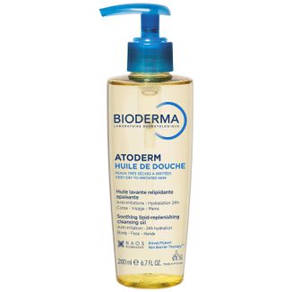 Bioderma Atoderm Huile de Douche, nawilżający olejek do kąpieli i pod prysznic, od 1 dnia życia, 200 ml - zdjęcie produktu
