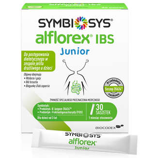 Symbiosys Alflorex IBS Junior, od 3 lat, 30 saszetek - zdjęcie produktu