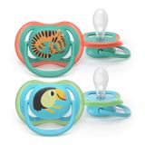 Philips Avent Ultra Air, ortodontyczny smoczek uspokajający, 6-18 miesięcy, 2 sztuki - miniaturka zdjęcia produktu
