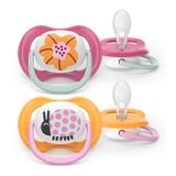 Philips Avent Ultra Air Happy, ortodontyczny smoczek uspokajający, 6-18 miesięcy, 2 sztuki - miniaturka zdjęcia produktu
