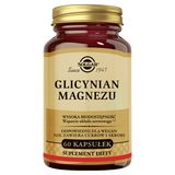 Solgar Glicynian Magnezu, 60 kapsułek Solgar Glicynian Magnezu, 60 kapsułek - miniaturka zdjęcia produktu