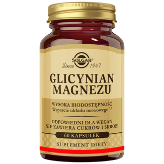 Solgar Glicynian Magnezu, 60 kapsułek - zdjęcie produktu