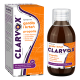 Clarvox Syrop na gardło i krtań dla dorosłych i dzieci od 3 lat, propolis, 200 ml USZKODZONE OPAKOWANIE - miniaturka zdjęcia produktu