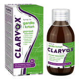 Clarvox Syrop na gardło i krtań dla dorosłych i dzieci od 3 lat, porost islandzki + róża, smak truskawkowy, 200 ml USZKODZONE OPAKOWANIE Clarvox Syrop na gardło i krtań dla dorosłych i dzieci od 3 lat, porost islandzki + róża, smak truskawkowy, 200 ml USZKODZONE OPAKOWANIE - miniaturka zdjęcia produktu