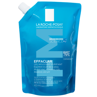 La Roche-Posay Effaclar, żel oczyszczający do skóry tłustej i wrażliwej, zapas, 400 ml - zdjęcie produktu