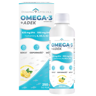 Domowa Apteczka Omega-3 + ADEK, 250 ml - zdjęcie produktu