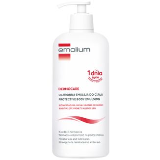 Emolium Dermocare, emulsja do ciała od 1 dnia życia, 400 ml - zdjęcie produktu