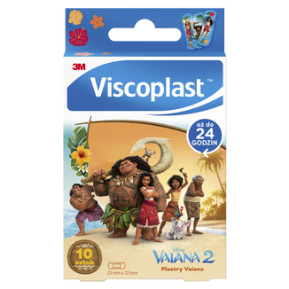 Viscoplast Vaiana, plastry dla dzieci, 10 sztuk - zdjęcie produktu