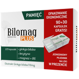 Bilomag Plus, 60 kapsułek + jednodniowy pojemnik na leki w prezencie - miniaturka zdjęcia produktu