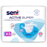 Seni Active Super, majtki chłonne, XS,  50-80 cm, 10 sztuk - miniaturka zdjęcia produktu