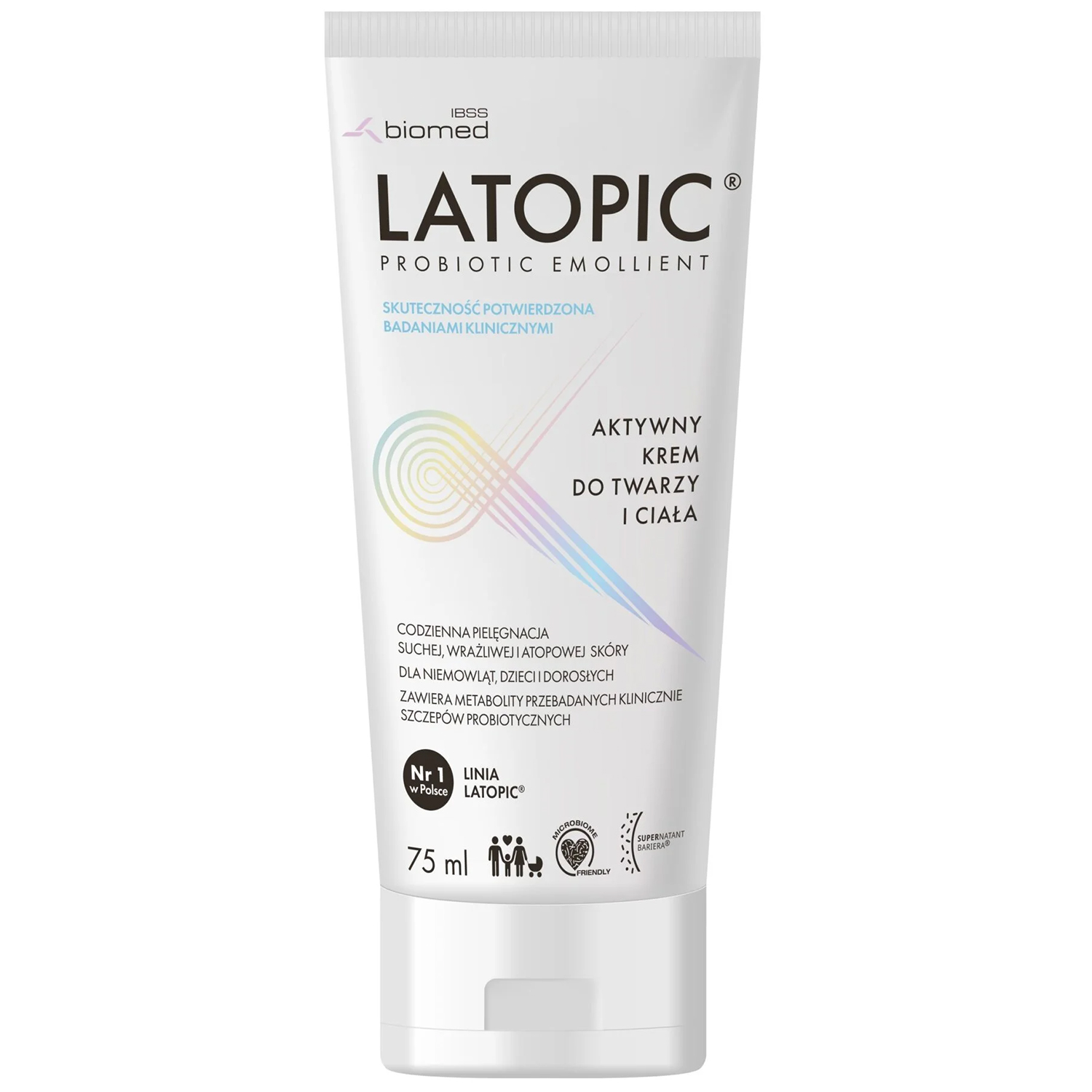 Latopic Latopic Probiotic Emollient, aktiv Gesichtscreme und Körper, ab dem 1. Lebenstag, 75 ml — Inhaltsstoffe und Bewertung