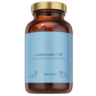 MyBest Maślan Sodu + SR, 60 kapsułek MyBest Maślan Sodu + SR, 60 kapsułek - zdjęcie produktu