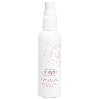 Ziaja Satin Glow, mgiełka do ciała i włosów, 90 ml - zdjęcie produktu