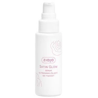 Ziaja Satin Glow, serum ultranawilżające do twarzy, 50 ml - zdjęcie produktu
