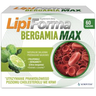 Lipiforma Bergamia MAX, 60 kapsułek - zdjęcie produktu