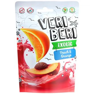 Veri Beri, żelki o smaku brzoskwiniowo-pomarańczowym, 50 g - zdjęcie produktu