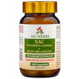 My Herbs NAC N-Acetylo-L-Cysteina + Selen Organiczny, 100 kapsułek - miniaturka zdjęcia produktu