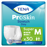 Tena Stretch ProSkin Super Day, pieluchomajtki, rozmiar M, 86-116 cm, 30 sztuk - miniaturka zdjęcia produktu