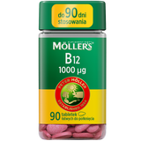 Moller's B12 1000 µg, 90 tabletek - miniaturka zdjęcia produktu