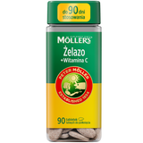 Moller's Żelazo + Witamina C, 90 tabletek - miniaturka zdjęcia produktu