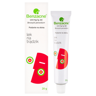 Benzacne 100 mg/ g, żel, 20 g Benzacne 100 mg/ g, żel, 20 g - zdjęcie produktu
