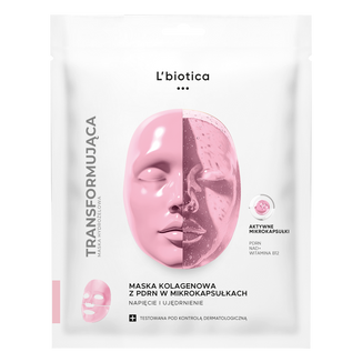 L'biotica, transformująca maska kolagenowa z PDRN w mikrokapsułkach, 1 sztuka L'biotica, transformująca maska kolagenowa z PDRN w mikrokapsułkach, 1 sztuka - zdjęcie produktu