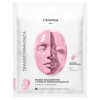L'biotica, transformująca maska kolagenowa z PDRN w mikrokapsułkach, 1 sztuka - zdjęcie produktu
