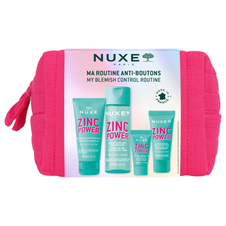 Zestaw Nuxe Zinc Power, żel, 30 ml + tonik, 50 ml + serum, 5 ml + fluid matujący, 15 ml + kosmetyczka Zestaw Nuxe Zinc Power, żel, 30 ml + tonik, 50 ml + serum, 5 ml + fluid matujący, 15 ml + kosmetyczka - zdjęcie produktu