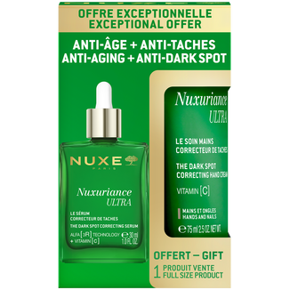 Zestaw Nuxe Nuxuriance Ultra, serum przeciwstarzeniowe na przebarwienia, 30 ml + krem do rąk na przebarwienia, 75 ml - zdjęcie produktu