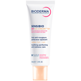 Bioderma Sensibio AR CC Cream, ochronny krem kojący, redukujący zaczerwienienia, SPF 50+, 40 ml - zdjęcie produktu