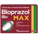 Bioprazol Bio Max 20 mg, 14 twardych kapsułek dojelitowych - miniaturka zdjęcia produktu
