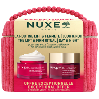 Zestaw Nuxe Merveillance Lift, krem liftingujący na dzień, 50 ml + krem na noc, 50 ml + kosmetyczka - zdjęcie produktu