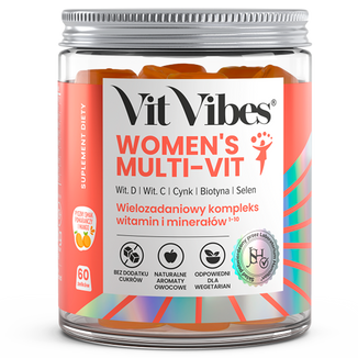 Vit Vibes Women's Multi-Vit, żelki, 60 sztuk - zdjęcie produktu