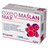 Oxeo Maślan Max 500 mg, 60 kapsułek - miniaturka zdjęcia produktu