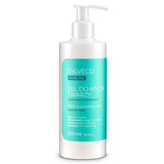Sylveco Pure Line, żel do mycia twarzy łagodząco-tonizujący, 300 ml - zdjęcie produktu